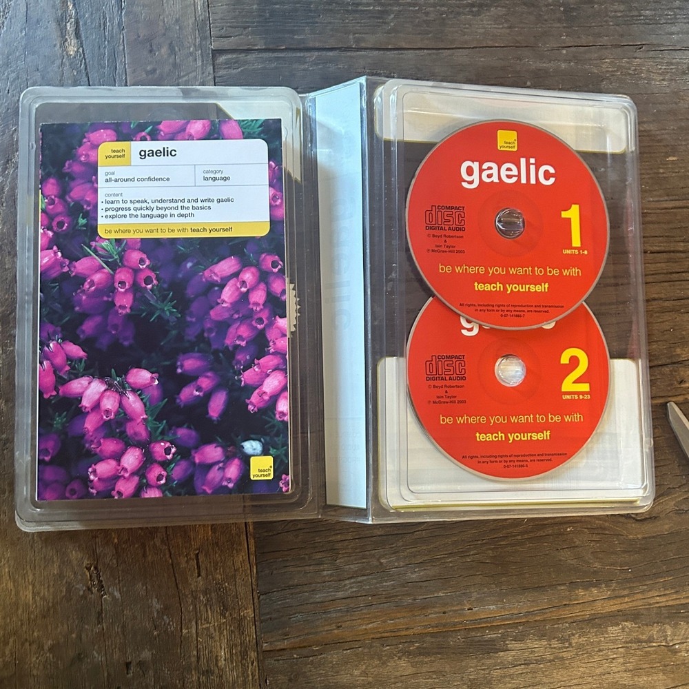 Teach Yourself Gaelic Language Course 2 Audio CD Set Book Scottish Gaelic 2003